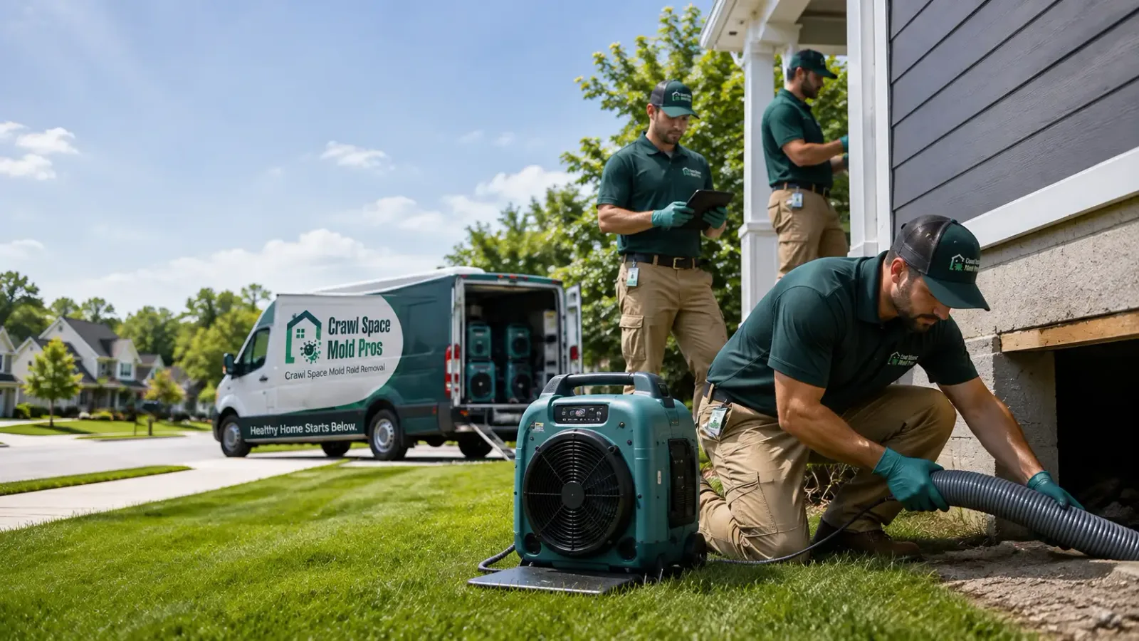 Crawl Space Mold Removal in Stockton, IL